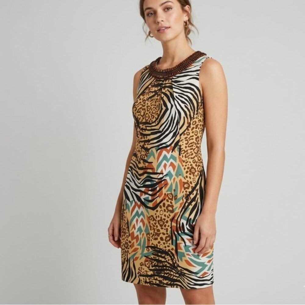 Peter Nygard Linen Shift Dress
